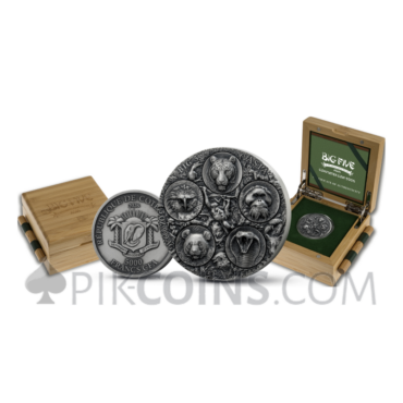 Big Five Asia - Completer Coin 5000 Francs CFA 5oz Ivory Coast 2026