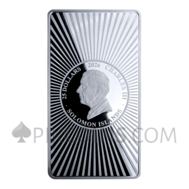 The Bullion Giants - Silver Coin Bar 1kg 25$ Solomon Islands 2026