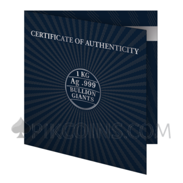 The Bullion Giants - Silver Coin Bar 1kg 25$ Solomon Islands 2026