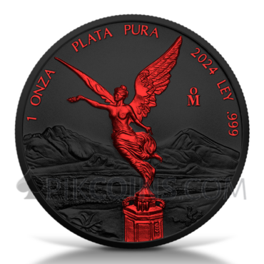 Libertad - Black Platinum Fire 1 Onza 1oz Mexico 2024