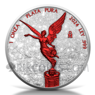 Libertad - Diamond Dust Fire 1 Onza 1oz Mexico 2024