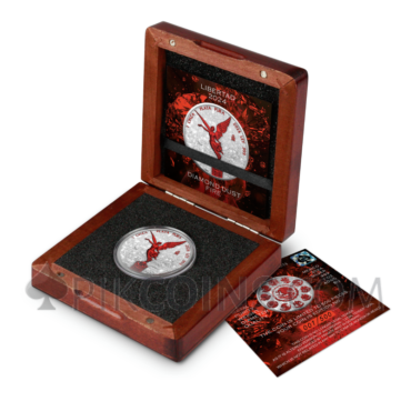 Libertad - Diamond Dust Fire 1 Onza 1oz Mexico 2024