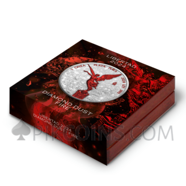 Libertad - Diamond Dust Fire 1 Onza 1oz Mexico 2024