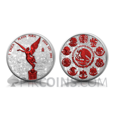 Libertad - Diamond Dust Fire 1 Onza 1oz Mexico 2024