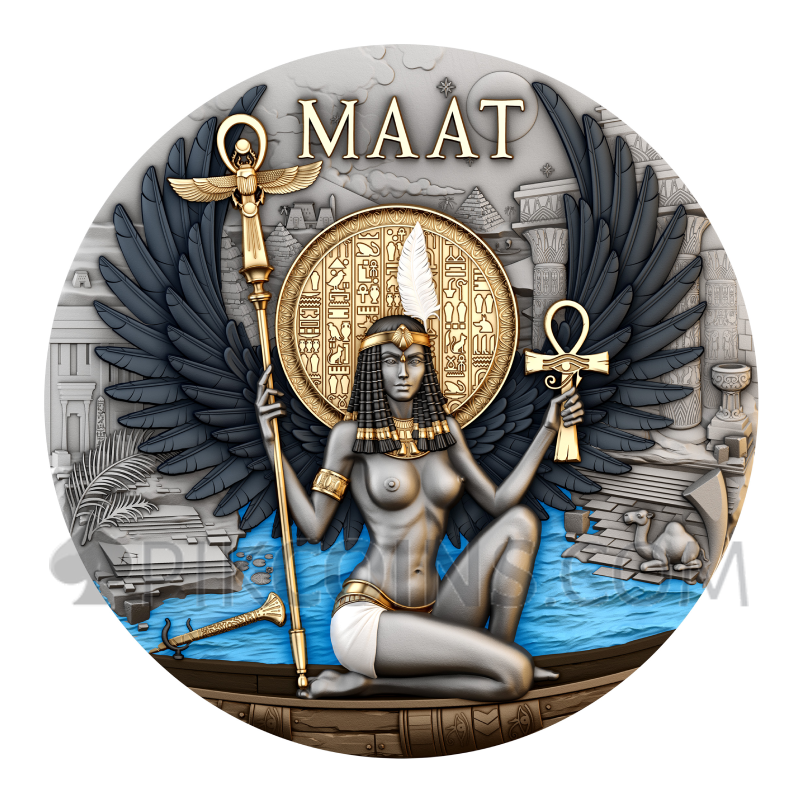 Maat - Echoes of Egypt 2000 Francs 2oz Cameroon 2026