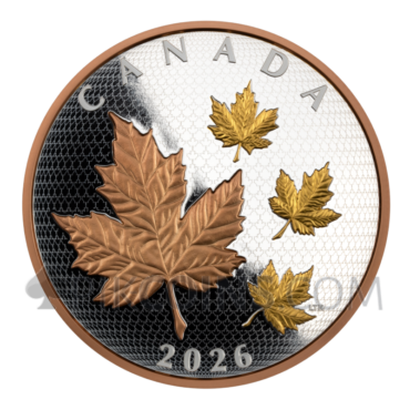 Maple Leaves In Motion 50$ 5oz Canada 2026
