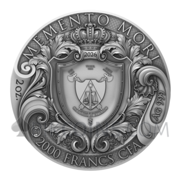 Memento Mori 2000 Francs 2oz Cameroon 2026