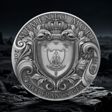 Memento Mori 2000 Francs 2oz Cameroon 2026