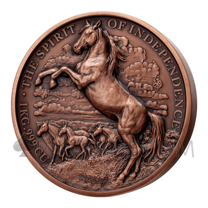 Mustang - Édition Cuivre 1500 Francs CFA 1kg Benin 2026