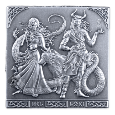 Norse Gods Silver Cube 500 Francs CFA 1kg Burundi 2026