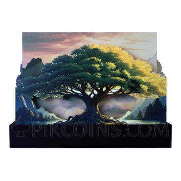 Norse Gods Silver Cube 500 Francs CFA 1kg Burundi 2026