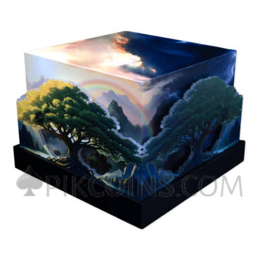 Norse Gods Silver Cube 500 Francs CFA 1kg Burundi 2026