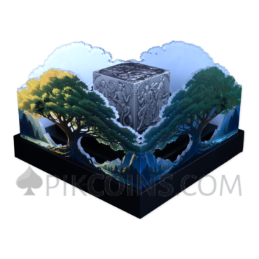 Norse Gods Silver Cube 500 Francs CFA 1kg Burundi 2026