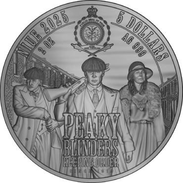 Polly Gray – Peaky Blinders 5$ 2oz Niue 2025