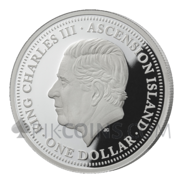 Rhodimension - Bull & Bear 2x1$ 2x1oz Ascension Island 2026