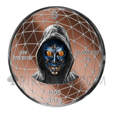 Satoshi Silver Humpback Edition Rose Gold Line 1000 Satoshi 21g 2026