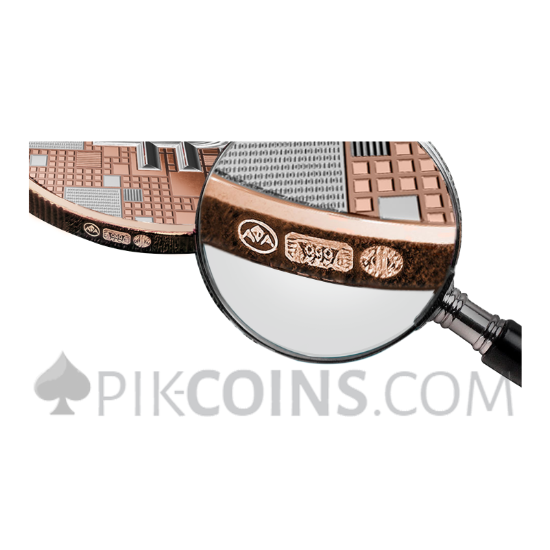 Satoshi Silver Whale Edition Rose Gold Line 1000 Satoshi 21g 2026 - Image 8