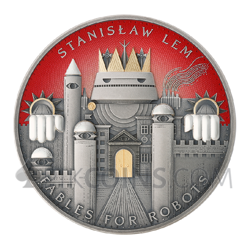 Stanisław Lem - Fables for Robots 2000 Francs 200g Cameroon 2025