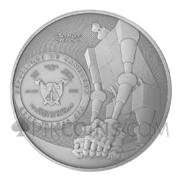 Stanisław Lem - Fables for Robots 2000 Francs 200g Cameroon 2025