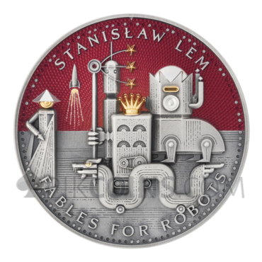 Stanisław Lem - Fables for Robots 1000 Francs 2oz Cameroon 2025