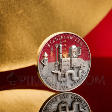 Stanisław Lem - Fables for Robots 1000 Francs 2oz Cameroon 2025