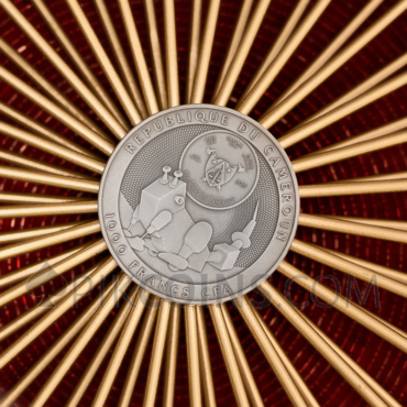 Stanisław Lem - Fables for Robots 1000 Francs 2oz Cameroon 2025