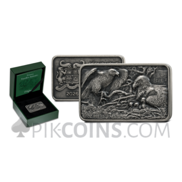 Eagle - Trésors Familles Animale 1000 Francs CFA 1oz Benin 2026