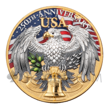 United We Stand - 250 Years of USA Independence 5$ 2oz Niue 2026