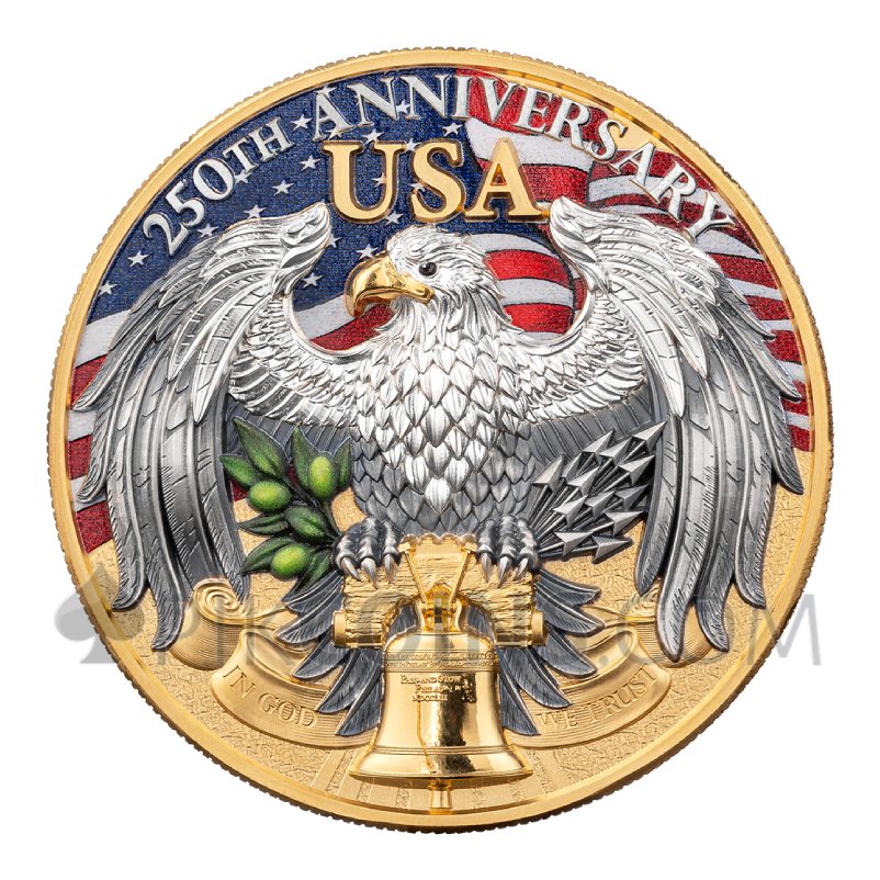 United We Stand - 250 Years of USA Independence 5$ 2oz Niue 2026