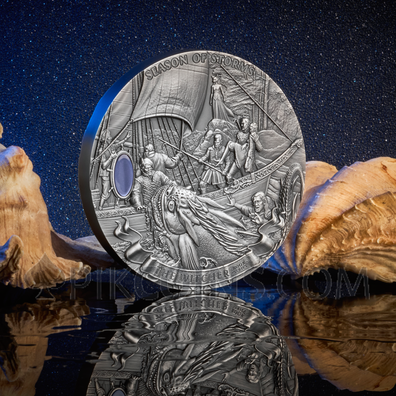 Season of Storms - The Witcher Book 50$ 1kg Niue 2025 - Image 7