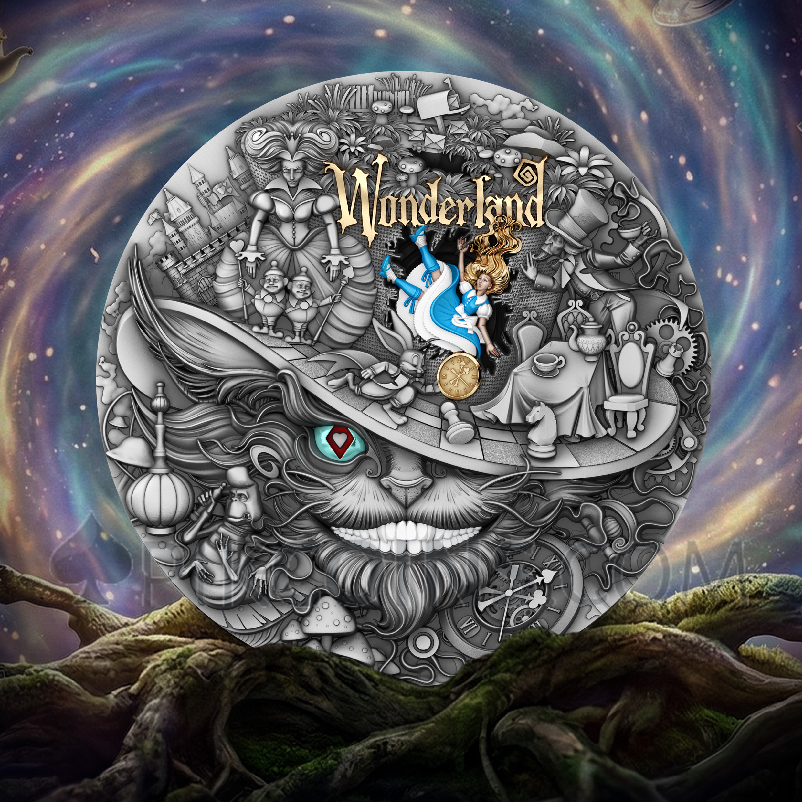 Wonderland 5$ 2oz Niue 2026 - Image 4