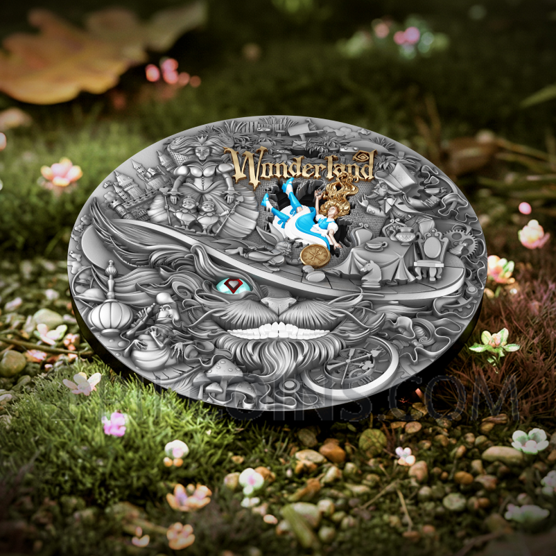 Wonderland 5$ 2oz Niue 2026 - Image 7