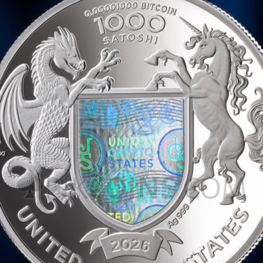 Bull 1000 Satoshi 1oz United Crypto States 2026