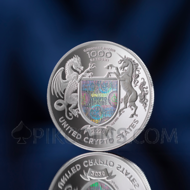 Bull 1000 Satoshi 1oz United Crypto States 2026