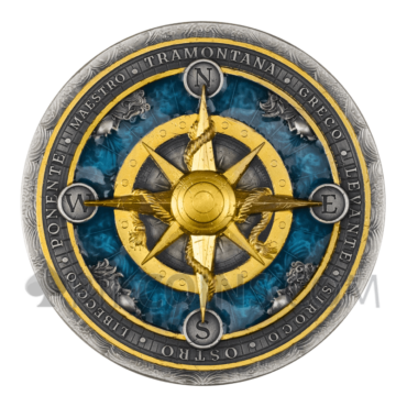 Compass Rose 5$ 2oz Niue 2026