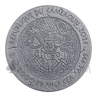 Eric Bloodaxe - The Way To Valhalla 2000 Francs CFA 2oz Cameroon 2026