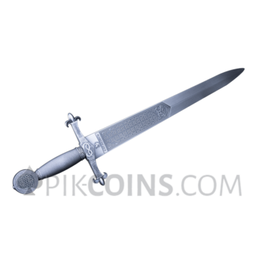 Excalibur - 3D Sword 5$ 3oz Samoa 2026