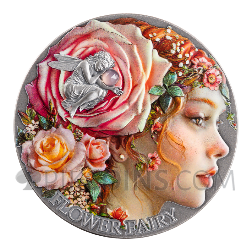 Flower Fairy - Nature Spirits 2000 Francs CFA 2oz Cameroon 2026