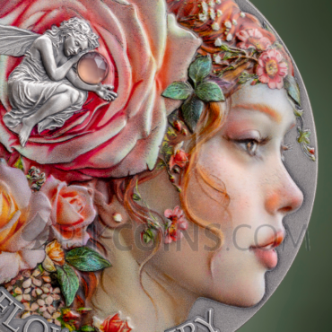 Flower Fairy - Nature Spirits 2000 Francs CFA 2oz Cameroon 2026