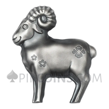 Fluffy Sheep - Lunar Year 1000 Togrog 1oz Mongolia 2027