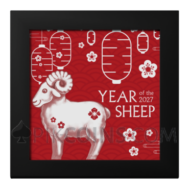 Fluffy Sheep - Lunar Year 1000 Togrog 1oz Mongolia 2027