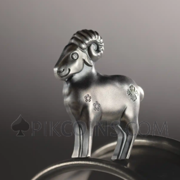 Fluffy Sheep - Lunar Year 1000 Togrog 1oz Mongolia 2027