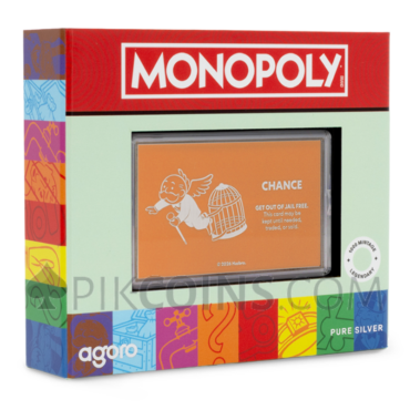 Get Out Of Jail Free - Chance Card Monopoly 2$ 1oz Niue 2026