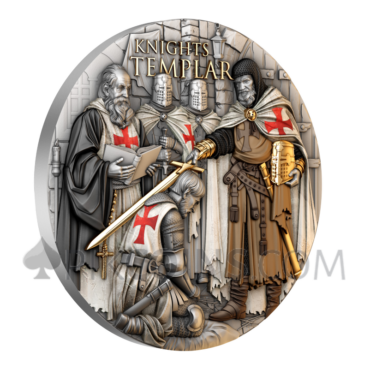 Knights Templar 5$ 2oz Niue 2026