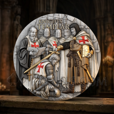Knights Templar 5$ 2oz Niue 2026