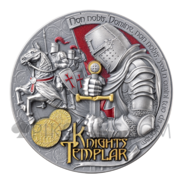 Knights Templar - Secret Societies 2$ 2oz Samoa 2026