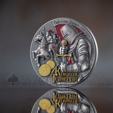 Knights Templar - Secret Societies 2$ 2oz Samoa 2026