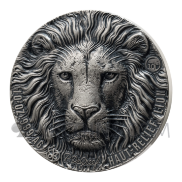 Lion - Big Five Africa 5000 Francs CFA 10oz Ivory Coast 2026