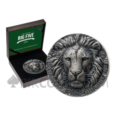 Lion - Big Five Africa 5000 Francs CFA 10oz Ivory Coast 2026