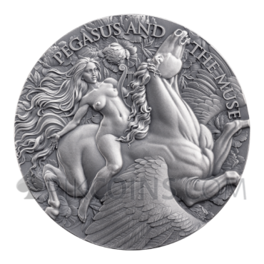 Pegasus and the Muse - Celestial Beauty 2000 Francs CFA 2oz Cameroon 2026